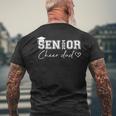 Cheer Dad Senior 2024 Proud Dad Cute Heart Graduate Men's T-shirt Back Print Gifts for Old Men