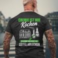 Chemie Ist Wie Kochen Chemiker Laboratory T-Shirt mit Rückendruck Geschenke für alte Männer