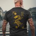 Chinese New Year 2024 Year Of The Dragon 2024 Lunar New Year Men's T-shirt Back Print Gifts for Old Men