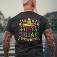 Cinco De Mayo Fiesta Squad Mexican Party Cinco De Mayo Squad Men's T-shirt Back Print Gifts for Old Men