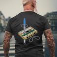 Cinta Cassetteintage Y Bolígrafo Friki Fiesta Años 80 90 Camiseta Hombre Estampado Espalda Regalos para ancianos