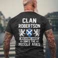 Clan Robertson Scottish Family Clan Scotland Wreaking Havoc Mens Back Print T-shirt Gifts for Old Men