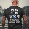 Clan Shaw Scottish Family Scotland Fathers Men's T-shirt Back Print Gifts for Old Men