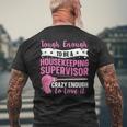 Cleaning Supervisor For A Housekeeping Supervisor Men's T-shirt Back Print Gifts for Old Men