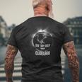 Cleveland Total Solar Eclipse 2024 America 40824 Men's T-shirt Back Print Gifts for Old Men