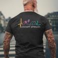 Cocker Spaniel Dog Lovers Men's T-shirt Back Print Gifts for Old Men