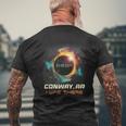 Colorful Total Solar Eclipse Conway Arkansas Ar Men's T-shirt Back Print Gifts for Old Men