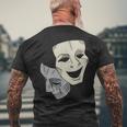 Comedy Tragedy Masks Theater Drama Club Matching Coach Men's T-shirt Back Print Gifts for Old Men