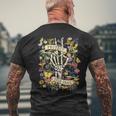 Concienciación De La Salud Mental De Flores Silvestres Retro Protect Your Peace Camiseta Hombre Estampado Espalda Regalos para ancianos