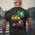 Construction Excavator Taco Mexican Crane Cinco De Mayo Men's T-shirt Back Print Gifts for Old Men