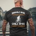 Cool Opas Riding Bicycle Biker Bike Driver T-Shirt mit Rückendruck Geschenke für alte Männer