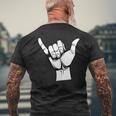 Cool Shaka Brah Hand Sign Hawaii Surf Culture Men's T-shirt Back Print Gifts for Old Men