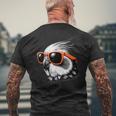 Coole Nymphensittiche Mit Sonnenbrille Grafische Kunst T-Shirt mit Rückendruck Geschenke für alte Männer