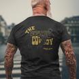 The Cosmic Cowboy Celestial Western Graphic Vintage Retro Men's T-shirt Back Print Gifts for Old Men