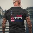 Courtesy Of The Red White And Blue Western Country Music Men's T-shirt Back Print Gifts for Old Men