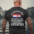 Croatia Hrvatska Cevapcici Croatia T-Shirt mit Rückendruck Geschenke für alte Männer