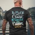 Cruise Birthday 2024 Squad Cruise 2024 Matching Cruise Men's T-shirt Back Print Gifts for Old Men