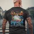 Cruise Squad 2024 Family Group Matching Summer Vacation Men's T-shirt Back Print Gifts for Old Men