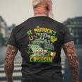 Cruisin And Boozin 2024 St Patrick Day Matching Family Men's T-shirt Back Print Gifts for Old Men