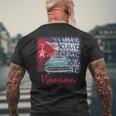 Cuba Havana Cuba Flag Black T-Shirt mit Rückendruck Geschenke für alte Männer