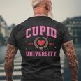 Cupid University Cute Valentine's Day Love School Men's T-shirt Back Print Gifts for Old Men