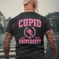 Cupid University Cute Valentine's Day Xoxo Men's T-shirt Back Print Gifts for Old Men