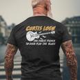 Curtis Loew The Finest Picker To Ever Play The Blues Men's T-shirt Back Print Gifts for Old Men