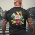 Cute Chinese Zodiac Year Of The Rabbit Lunar New Year 2023 V2 Mens Back Print T-shirt Gifts for Old Men