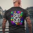 Cute Field Day Teacher Men's T-shirt Back Print Gifts for Old Men