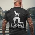 Cute Goat Yoga I Goat Your Back With Yoga Pose Men's T-shirt Back Print Gifts for Old Men