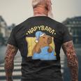 Cute Nap Capybara Pyjamas Nappybara T-Shirt mit Rückendruck Geschenke für alte Männer