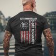 D-Day 80Th Anniversary American Flag 1944 Normandy Men's T-shirt Back Print Gifts for Old Men