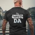 Da My Favorite People Call Me Da Mens Back Print T-shirt Gifts for Old Men