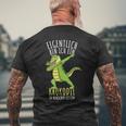 Dabbing Krokodil Kostüm Kinder Jungen Krokodil T-Shirt mit Rückendruck Geschenke für alte Männer