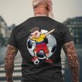 Dabbing Soccer Boy Venezuela Football Fans Jersey Flag Sport Men's T-shirt Back Print Gifts for Old Men