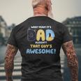 Dad Alright That Guys Awesome Fathers Day Men's T-shirt Back Print Gifts for Old Men
