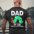 Dad Of Hungry Caterpillar Cute Caterpillar Birthday Men's T-shirt Back Print Gifts for Old Men