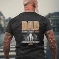 Dad A Sons First Hero A Daughters First Love Mens Back Print T-shirt Gifts for Old Men