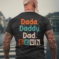 Dada Daddy Dad Bruh Dad Father's Day Men's Men's T-shirt Back Print Gifts for Old Men