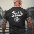 Daddy Since 1984 Father's Day Dad Men Mens Back Print T-shirt Gifts for Old Men