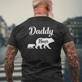 Daddy Bear Father's Day Mens Back Print T-shirt Gifts for Old Men