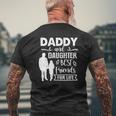 Daddy And Daughter Best Friends For Life Father's Day Mens Back Print T-shirt Gifts for Old Men
