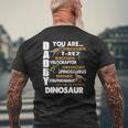 Daddy You Are My Favorite Dinosaur Father's Day Mens Back Print T-shirt Gifts for Old Men