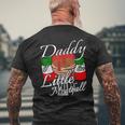 Daddy Of Little Meatball Italian Theme 1St Birthday Italy Men's T-shirt Back Print Gifts for Old Men