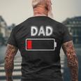Daddy Low Batterie – Pour Père Sans Fil Assorti T-shirt imprimé au dos Cadeaux pour les vieillards
