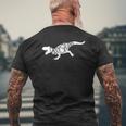 Daddysaurus New srex Daddy Saurus Men Mens Back Print T-shirt Gifts for Old Men