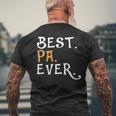 Damen Der Beste Papa Aller Zeitenatertag Lustiger Papa Mit-Ausschnitt T-Shirt mit Rückendruck Geschenke für alte Männer