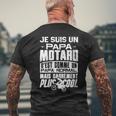 Damen Für Motorradfahrer Herren Papa Motorrad Geschenk Für Motorrad Mit-Ausschnitt T-Shirt mit Rückendruck Geschenke für alte Männer