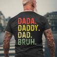 Damen Männer Papa Papa Bruhatertagintage Lustigater Mit-Ausschnitt T-Shirt mit Rückendruck Geschenke für alte Männer