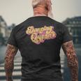 Dancing Queen Vintage Dancing 70S T-Shirt mit Rückendruck Geschenke für alte Männer